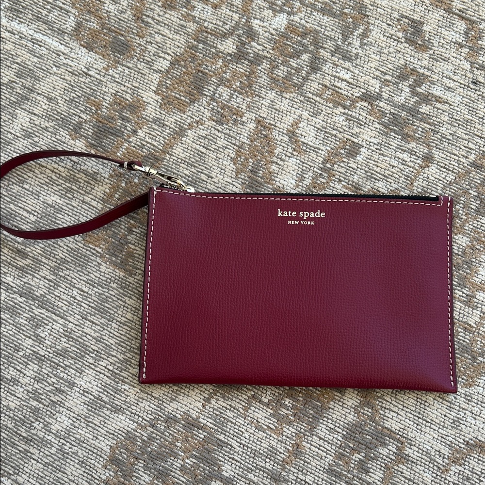Kate Spade Deep Red Wristlet